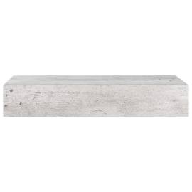 Dulapuri de perete cu sertar 2 buc. gri beton 60x23,5x10 cm mdf, 5 image
