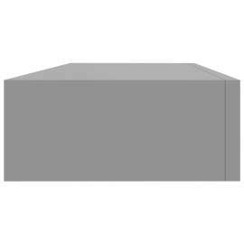 Dulapuri de perete cu sertare, 2 buc. gri, 60x23,5x10 cm, mdf, 6 image