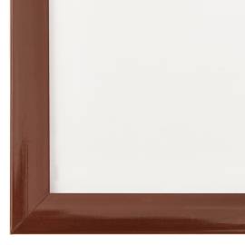 Rame foto colaj pentru perete/masă, 3 buc., bronz, 70x90 cm mdf, 6 image