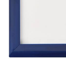Rame foto colaj pentru perete/masă 3 buc. albastru 13x18 cm mdf, 6 image