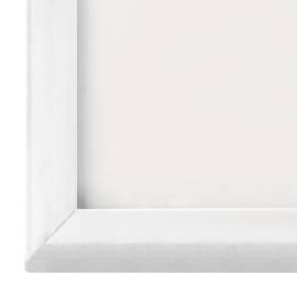 Rame foto colaj pentru perete/masă, 3 buc., alb, 70x90 cm, mdf, 6 image
