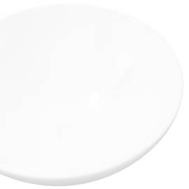 Bazin chiuvetă de baie din ceramică, rotund, alb, 3 image