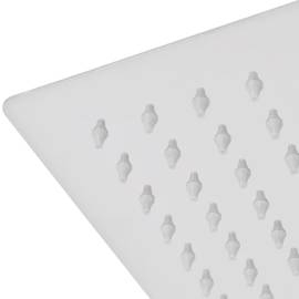 Cap de duș dreptunghiular tip ploaie, oțel inoxidabil, 20x30 cm, 5 image