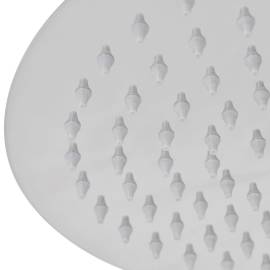Cap de duș rotund tip ploaie, oțel inoxidabil, 40 cm, 5 image