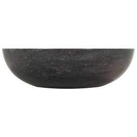 Chiuvetă, negru, 40 x 12 cm, marmură, 5 image