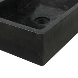 Chiuvetă, negru, 45 x 30 x 12 cm, marmură, 6 image