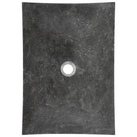 Chiuvetă, negru, 50 x 35 x 12 cm, marmură, 5 image