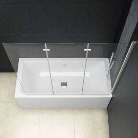 Cabină de duș pliabilă, 3 panouri, 130 x 138 cm, esg, 6 image