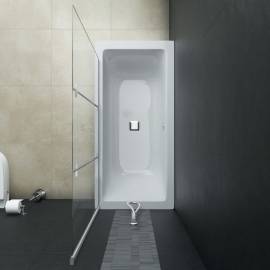 Cabină de duș pliabilă, 3 panouri, 130 x 138 cm, esg, 7 image