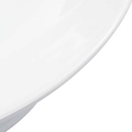 Chiuvetă de baie, alb, 41x12,5 cm, ceramică, 5 image