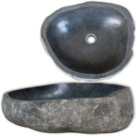 Chiuvetă din piatră de râu, 38-45 cm, oval
