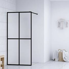 Paravan de duș walk-in, 100x195 cm, sticlă securizată mată