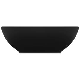Chiuvetă de lux, negru mat, 40 x 33 cm, ceramică, formă ovală, 3 image