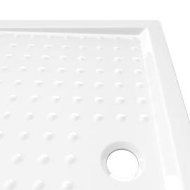 Cădiță de duș cu puncte, alb, 70x100x4 cm, abs, 6 image
