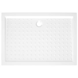 Cădiță de duș cu puncte, alb, 70x100x4 cm, abs, 5 image