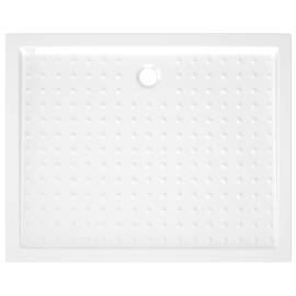 Cădiță de duș cu puncte, alb, 80x100x4 cm, abs, 5 image