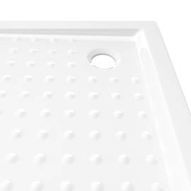 Cădiță de duș cu puncte, alb, 80x80x4 cm, abs, 6 image