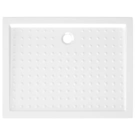 Cădiță de duș cu puncte, alb, 90x70x4 cm, abs, 5 image