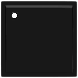 Cădiță de duș pătrată, negru, 80x80 cm, abs, 5 image