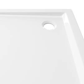 Cădiță de duș pătrată din abs, alb, 80x80 cm, 6 image
