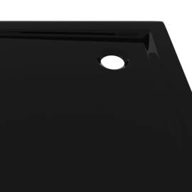 Cădiță de duș pătrată din abs, negru, 90x90 cm, 6 image