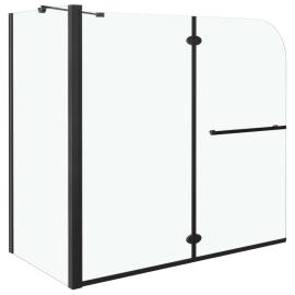 Cabină de duș dublu-pliabilă, 120 x 68 x 130 cm, negru, 2 image