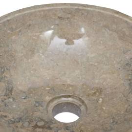 Chiuvetă, gri, Ø40x12 cm, marmură, 5 image
