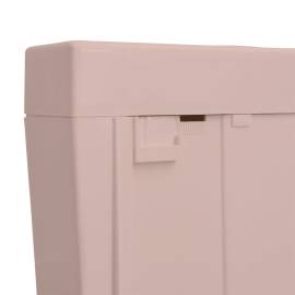 Rezervor de toaletă, roz somon, 3/6 l, 4 image