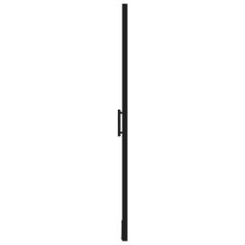 Ușă de duș, negru, 100 x 178 cm, sticlă securizată, 4 image