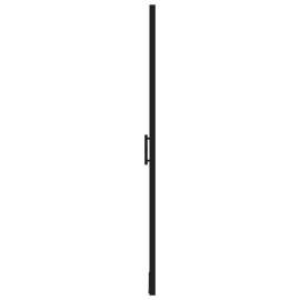 Ușă de duș, negru, 81 x 195 cm, sticlă securizată, 4 image
