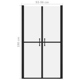 Ușă cabină de duș, mată, (93-96)x190 cm, esg, 5 image