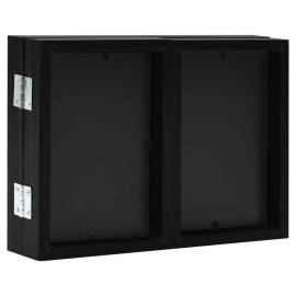 Ramă foto triplă, colaj, negru, 22x15 cm + 2x (10x15 cm), 5 image
