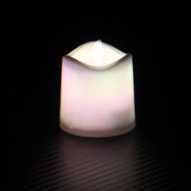 Lumânări pastile electrice fără flacără cu led 12 buc. colorate, 4 image