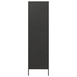 Șifonier, antracit, 90x50x180 cm oțel, 5 image