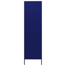 Șifonier, bleumarin, 90x50x180 cm, oțel, 5 image
