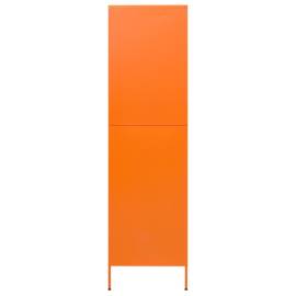 Șifonier, portocaliu, 90x50x180 cm oțel, 5 image