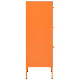 Dulap de depozitare, portocaliu, 42,5x35x101,5 cm, oțel, 5 image