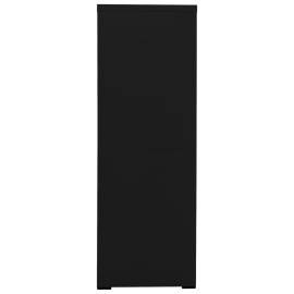 Fișet, negru, 90x46x134 cm, oțel, 4 image