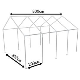 Cadru din oțel pentru cort pentru petreceri 8 x 4 m, 2 image