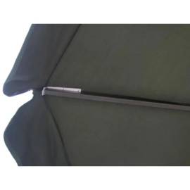 Umbrela samos 500cm, aluminiu, verde, 4 image