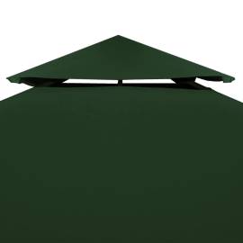 Copertină de rezervă acoperiș pavilion, verde, 3x4 m, 310 g/m², 5 image
