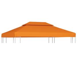 Copertină rezervă acoperiș pavilion portocaliu 3x4 m 310 g/m²