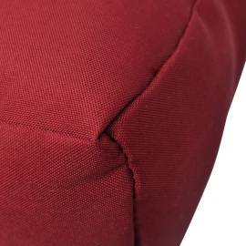Pernă de scaun tapițată, 60x60x10 cm, roșu vin, 4 image