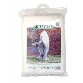 Nature husă anti-îngheț din fleece cu fermoar alb 1,5x1,5x2 m, 70 g/m², 5 image