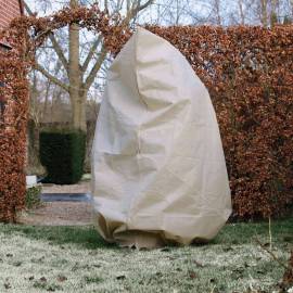 Nature husă anti-îngheț din fleece cu fermoar bej 2 x 2,5 m 70 g/m², 4 image