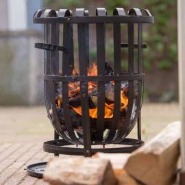 Redfire coș pentru foc dallas, negru, oțel, 2 image