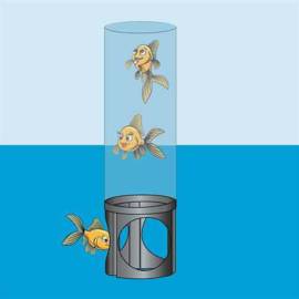 Ubbink turn de observare pești, 100 cm, acrilic, 4 image
