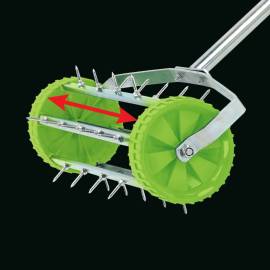 Draper tools aerator pentru gazon cu tambur, 450 mm, verde, 2 image