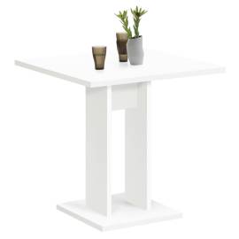 Fmd masă de bucătărie, alb, 70 cm