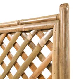 Strat înălțat de grădină cu spalier din bambus, 70 cm, 5 image